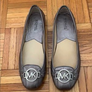 Michael Kors Metallic Leather Moccasin